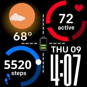 fitbit charge hr battery indicator