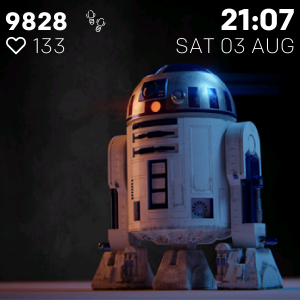 star wars fitbit watch face