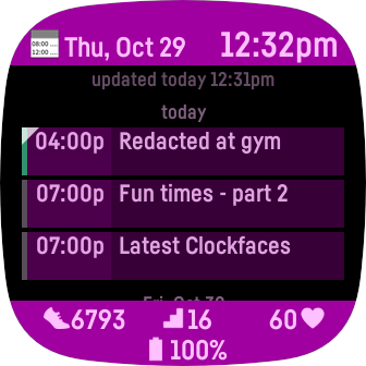 My Agenda by qooApps | Fitbit App Gallery