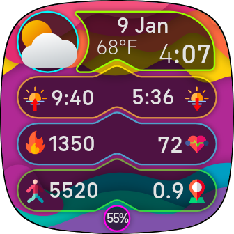 big weather app fitbit