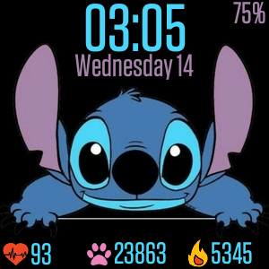 Stitch by Best Watch Faces | Fitbit App Gallery